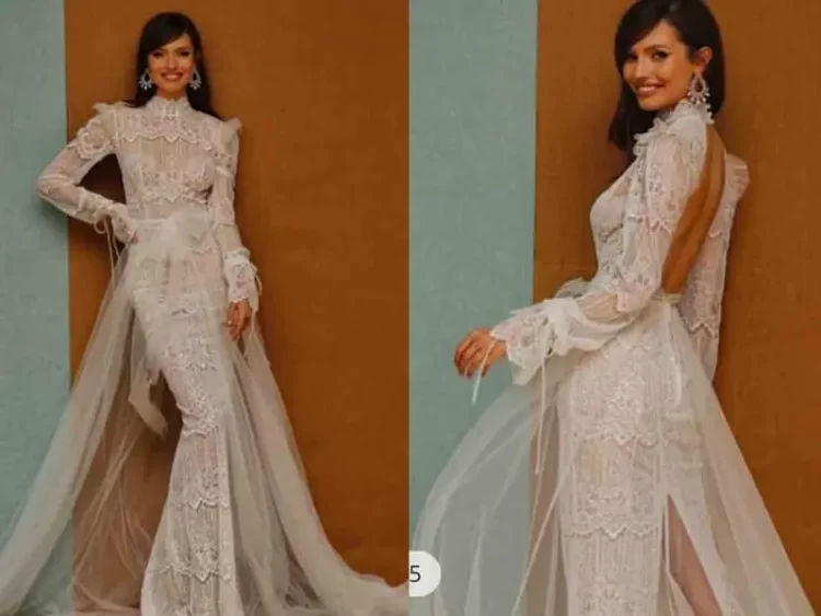 Fans encuentran vestido de novia de Ángela Aguilar en AliExpress; en 3 mil 695 pesos
