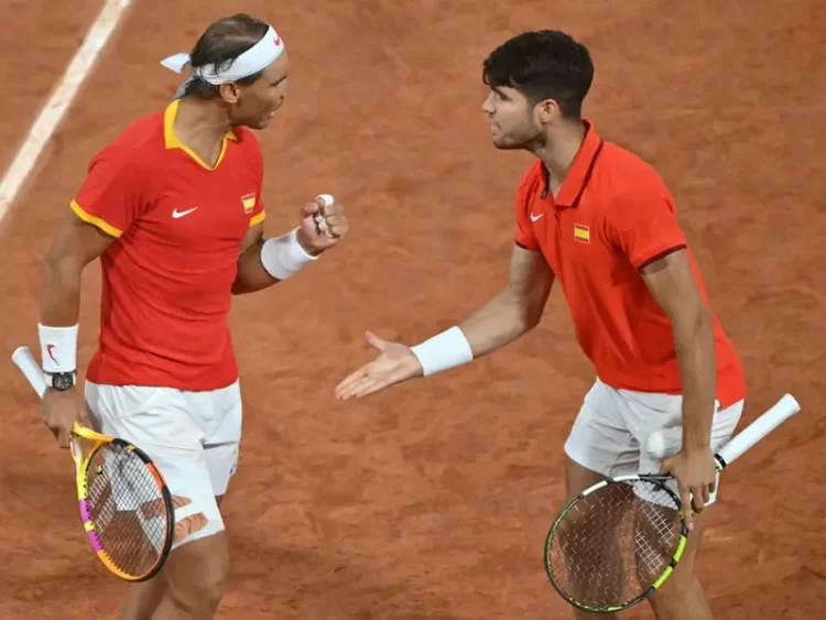 Dupla Nadal-Alcaraz sonríe tras su debut en los Juegos de París