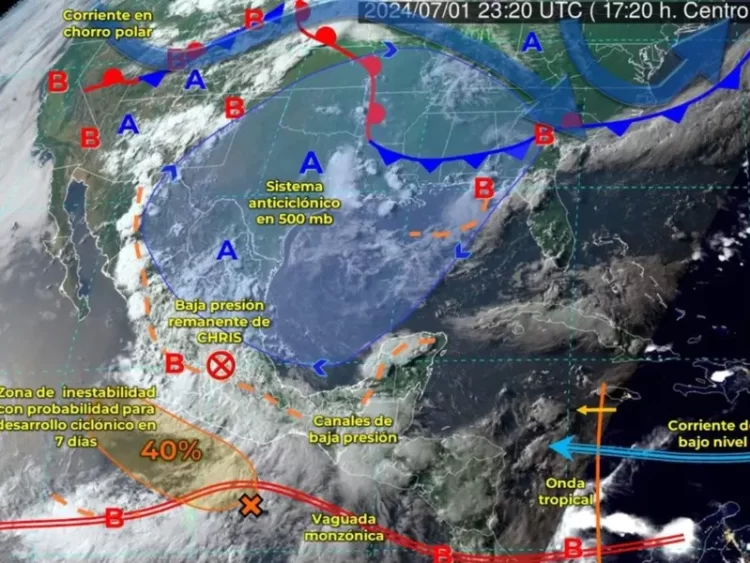 Se prevén lluvias en gran parte del país este 2 de julio: CONAGUA