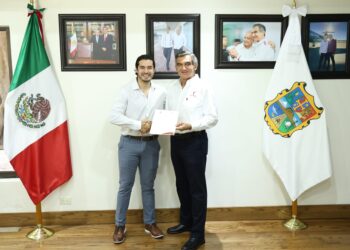 Designa gobernador Américo Villarreal a Luis Gerardo Illoldi como secretario del Trabajo en Tamaulipas