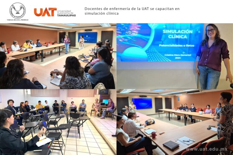 Docentes de Enfermería-Tampico de la UAT se capacitan en simulación clínica