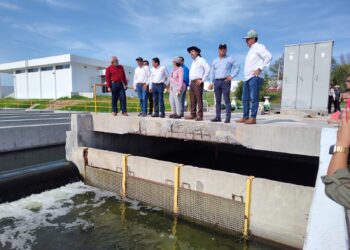 Supervisan rehabilitación de la Planta de Tratamiento de Aguas Residuales de Nuevo Laredo