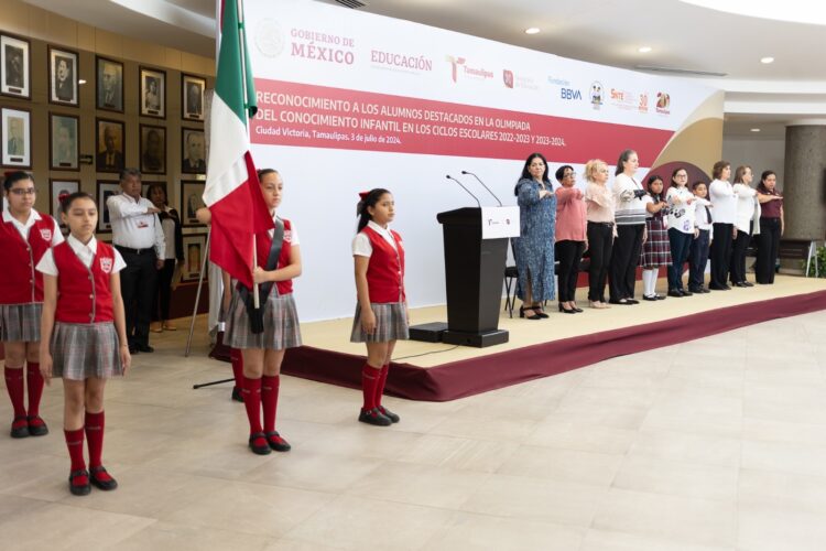 Reconocen a estudiantes y docentes sobresalientes en la Olimpiada del Conocimiento Infantil