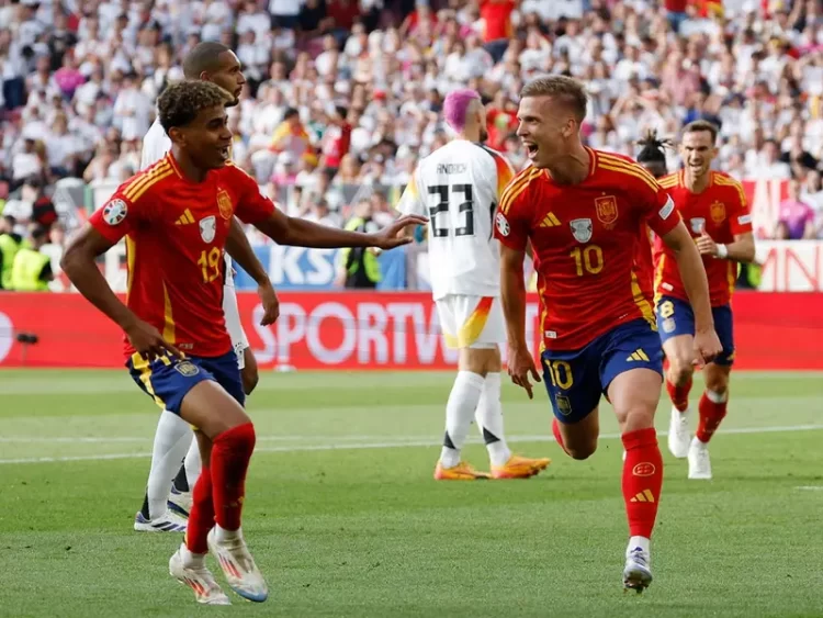 España derrota 2-1 en tiempo extra a Alemania y va a semis de la Eurocopa