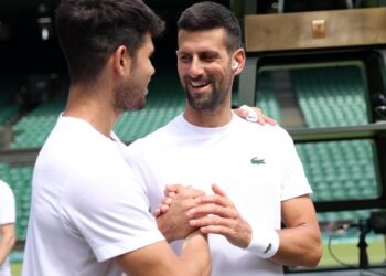 Diálogo entre Alcaraz y Djokovic en Wimbledon