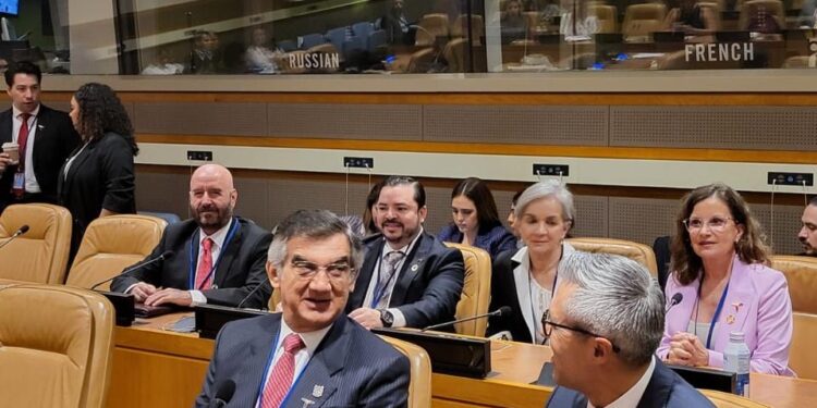 Participa Américo Villarreal, gobernador de Tamaulipas en foro de la ONU