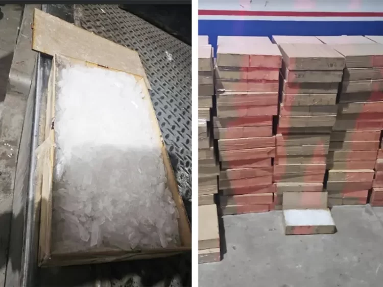 Histórico aseguramiento de 600 kilos de ‘crystal’ en La Ruana, Michoacán