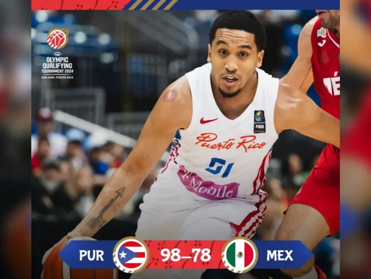México cae 78 a 98 ante Puerto Rico y termina sueño de Juegos Olímpicos en basquetbol