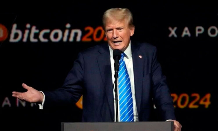 Trump apuesta por bitcoin y una regulación amigable para criptomonedas