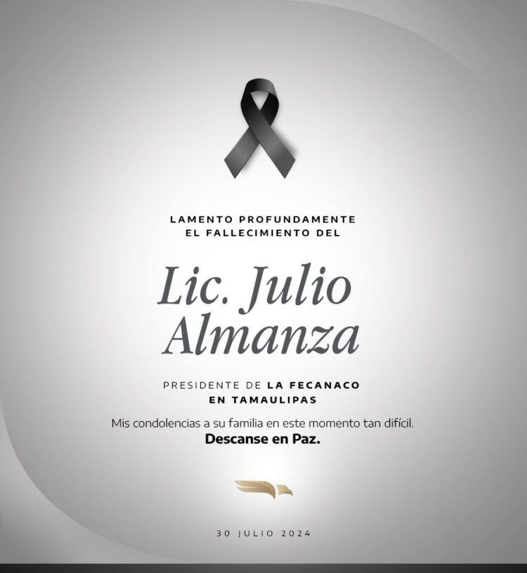 Gobernador condena asesinato de presidente de FECANACO