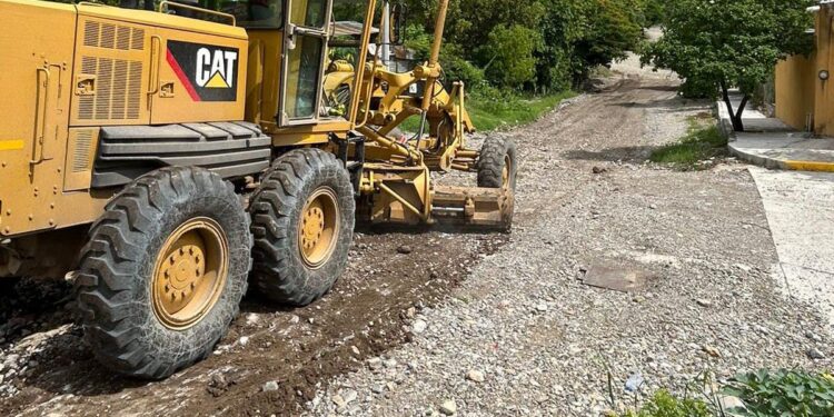 Rehabilita Gobierno Municipal calles dañadas por lluvias en Cd. Victoria