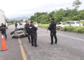 Mueren cinco en accidente carretero Victoria-Monterrey, frente a Villagrán
