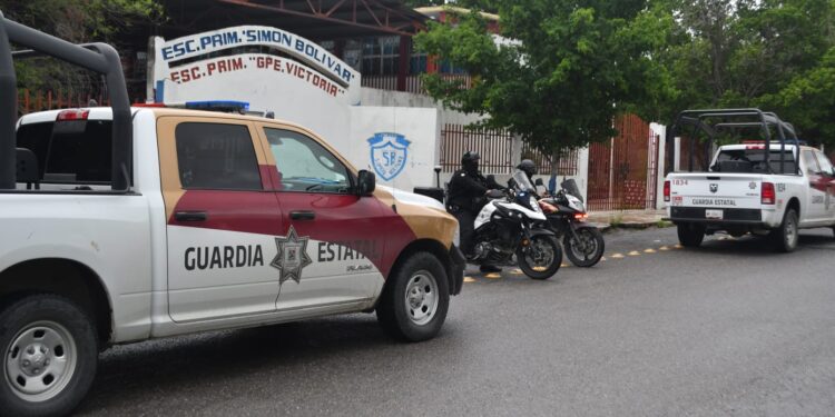 Operativo Escuela Segura mantendrá vigilancia en planteles durante periodo vacacional