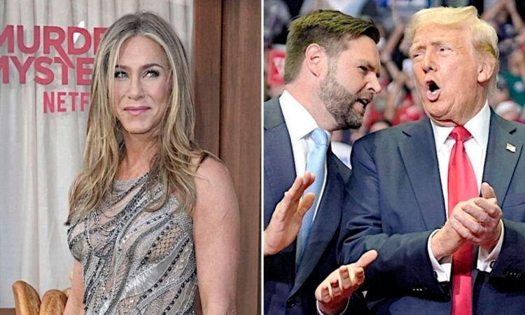 Jennifer Aniston arremete contra el senador J.D. Vance por sus críticas a mujeres sin hijos