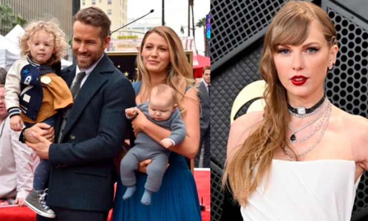 Taylor Swift es la orgullosa madrina de los hijos de Blake Lively y Ryan Reynolds