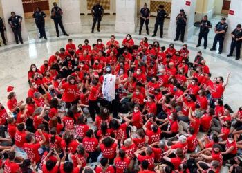 Protestas masivas en el Capitolio de EE.UU. contra la visita de Netanyahu