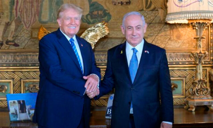 Trump y Netanyahu se reúnen en Mar-a-Lago para discutir la situación en Gaza