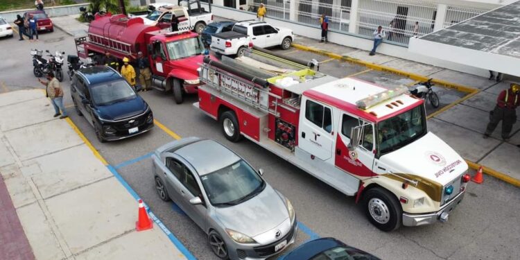 Amenaza de bomba en Tribunal Electoral provoca movilización policiaca
