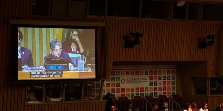 Asiste AVA al Informe Nacional Voluntario de México en la ONU