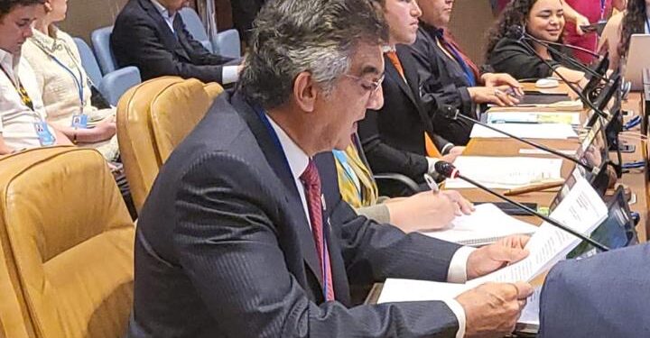 Participa Américo Villarreal, gobernador de Tamaulipas en foro de la ONU