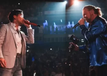 Christian Nodal sorprende en concierto de Maná en Madrid