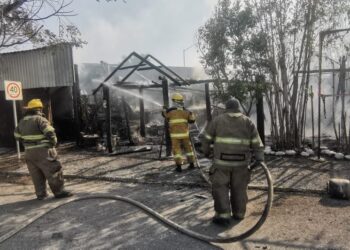 Fuego devora el restaurante “La Parrillada” en Cd. Victoria, Tamaulipas