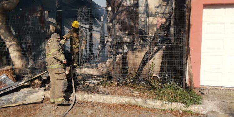 Fuego devora el restaurante “La Parrillada” en Cd. Victoria, Tamaulipas