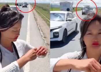 Accidente viral: Influencer china atropellada en transmisión en vivo