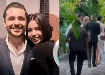 Difunden video de la supuesta boda de Ángela Aguilar y Christian Nodal