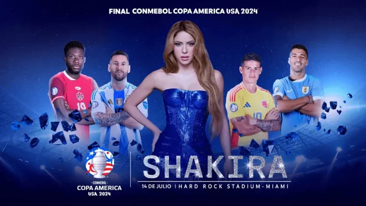 Histórico: Shakira actuará en la final de la Copa América en Miami