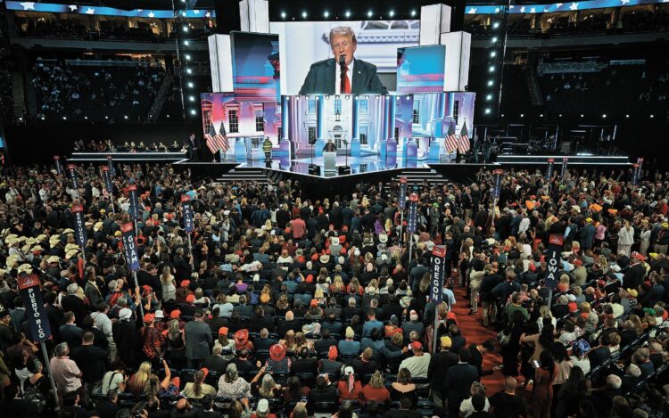 Un Trump desconocido pide unión a los estadounidenses