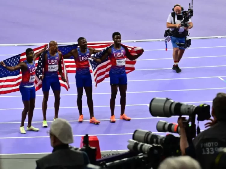 Rai Benjamin vuelve a conquistar los 400 metros, ahora en relevos