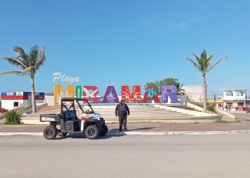 Guardia Estatal mantiene seguridad en Playa Miramar con “Verano Seguro 2024” 