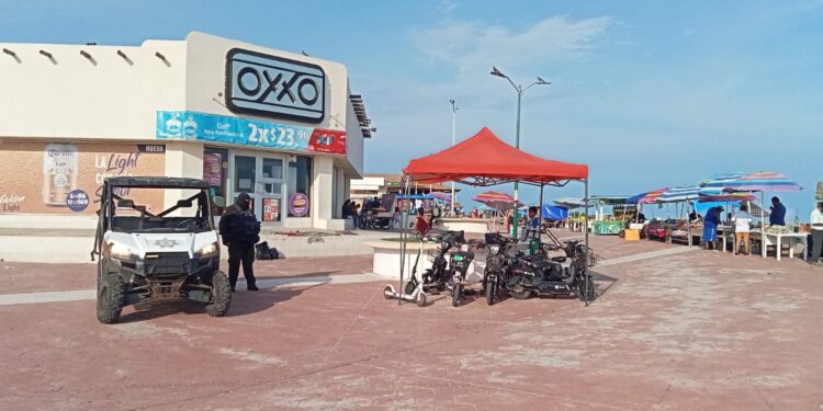 Guardia Estatal mantiene seguridad en Playa Miramar con “Verano Seguro 2024”