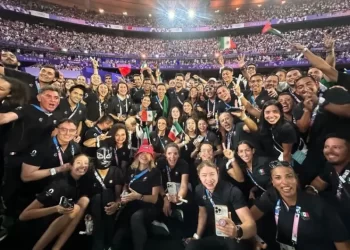La fiesta de los mexicanos en la ceremonia de clausura en los Juegos de París