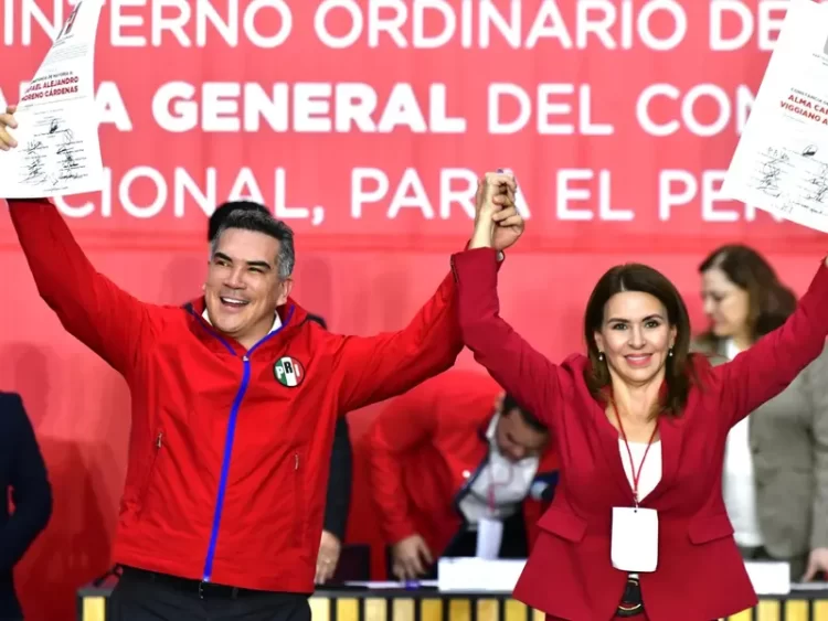 Consejo Político del PRI reelige a Alejandro Moreno y Carolina Viggiano por 4 años