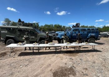 Aseguran 84 paquetes de cocaína en operativo conjunto, en Camargo, Tamaulipas