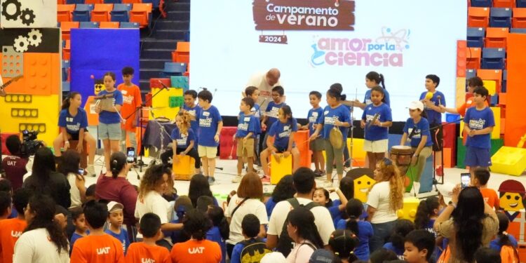 Concluye la UAT el campamento infantil de verano “Amor por la Ciencia” 2024