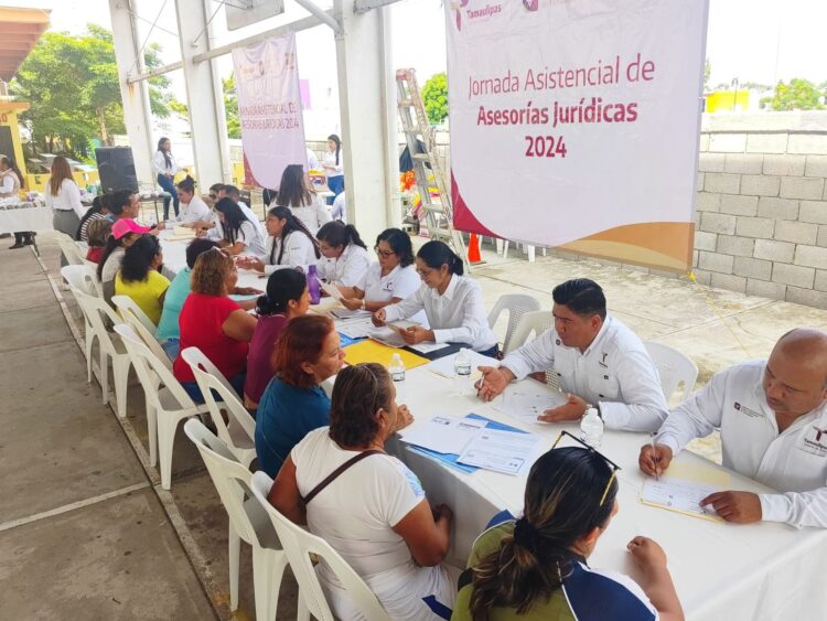 Realiza Defensoría Pública jornada de asesorías jurídicas en Altamira