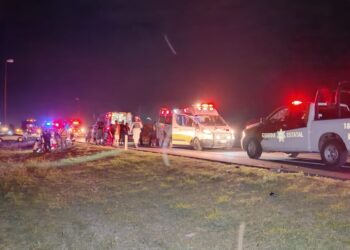 Familia herida en choque de motos en la carretera Cd. Victoria-Soto la Marina