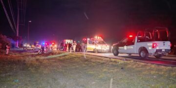 Familia herida en choque de motos en la carretera Cd. Victoria-Soto la Marina