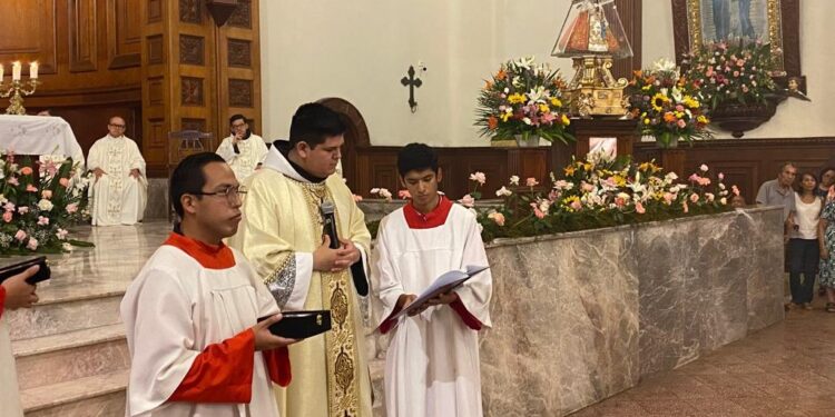 En Catedral llena y ante la Virgen de Zapopan celebran Cantamisa del sacerdote victorense Fray Juan Pablo Rodríguez Vargas