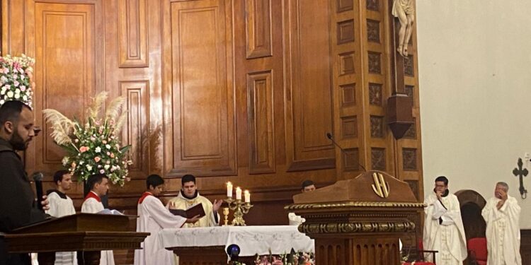 En Catedral llena y ante la Virgen de Zapopan celebran Cantamisa del sacerdote victorense Fray Juan Pablo Rodríguez Vargas