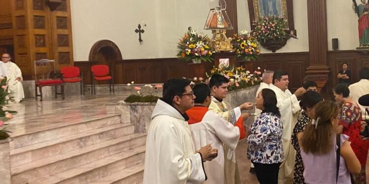En Catedral llena y ante la Virgen de Zapopan celebran Cantamisa del sacerdote victorense Fray Juan Pablo Rodríguez Vargas