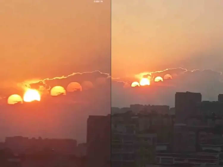 Aparición de ‘7 soles’ en el cielo de China desconcierta a miles