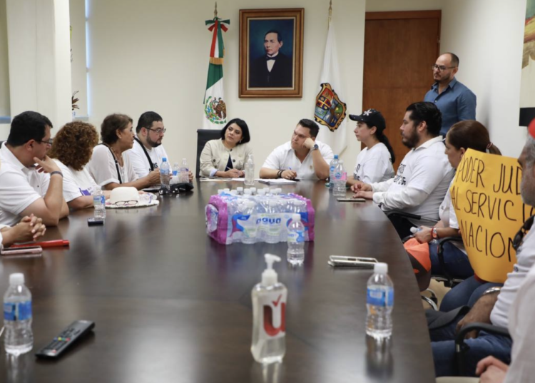 Empleados del Poder Judicial presentan su postura sobre reforma en Congreso de Tamaulipas