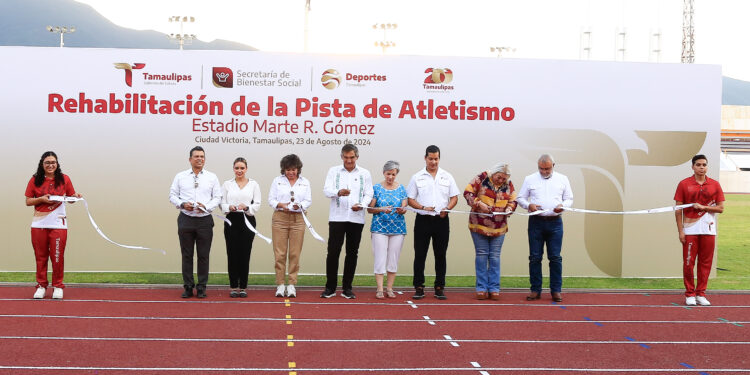 Inaugura Américo Villarreal remodelación de Unidad Deportiva “Adolfo Ruiz Cortines” de Cd. Victoria