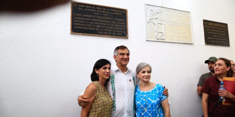 Inaugura Américo Villarreal remodelación de Unidad Deportiva “Adolfo Ruiz Cortines” de Cd. Victoria