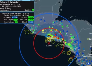Fuerte sismo de 6.1 sacude a El Salvador, en Centroamérica