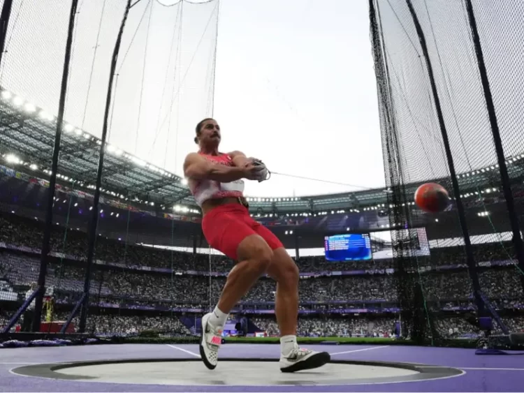 El canadiense Katzberg es campeón de martillo en los Juegos de París